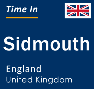 Current local time in Sidmouth, England, United Kingdom