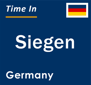 Current local time in Siegen, Germany