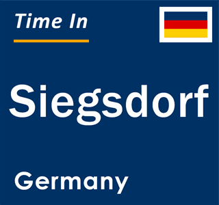 Current local time in Siegsdorf, Germany