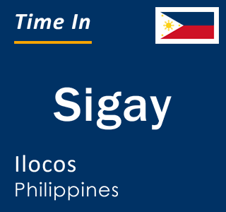 Current local time in Sigay, Ilocos, Philippines