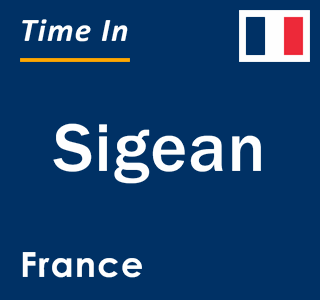 Current local time in Sigean, France