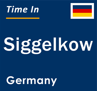 Current local time in Siggelkow, Germany