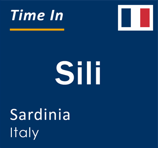 Current local time in Sili, Sardinia, Italy