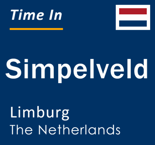 Current local time in Simpelveld, Limburg, The Netherlands