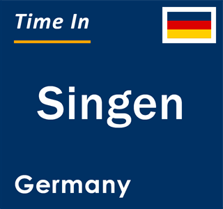 Current local time in Singen, Germany