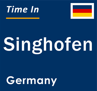 Current local time in Singhofen, Germany