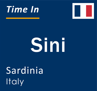 Current local time in Sini, Sardinia, Italy