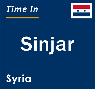 Current local time in Sinjar, Syria