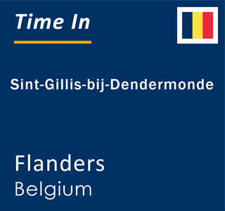 Current local time in Sint-Gillis-bij-Dendermonde, Flanders, Belgium