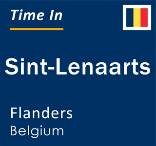 Current local time in Sint-Lenaarts, Flanders, Belgium