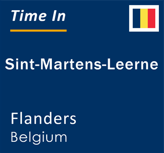 Current local time in Sint-Martens-Leerne, Flanders, Belgium