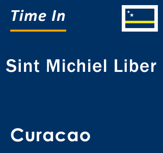 Current local time in Sint Michiel Liber, Curacao