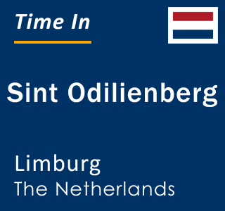 Current local time in Sint Odilienberg, Limburg, The Netherlands