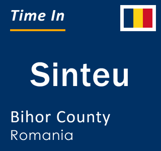 Current local time in Sinteu, Bihor County, Romania