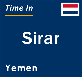 Current local time in Sirar, Yemen