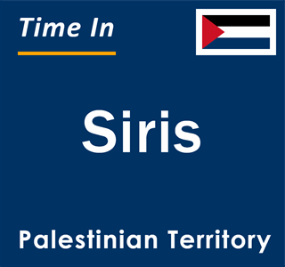 Current local time in Siris, Palestinian Territory