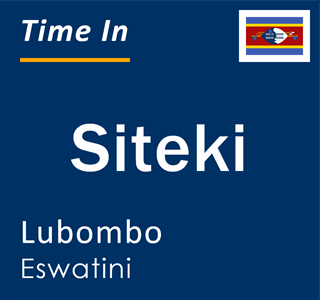 Current local time in Siteki, Lubombo, Eswatini