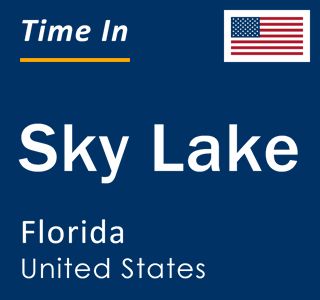 Current local time in Sky Lake, Florida, United States