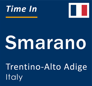 Current local time in Smarano, Trentino-Alto Adige, Italy