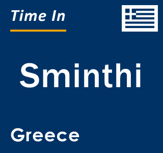 Current local time in Sminthi, Greece