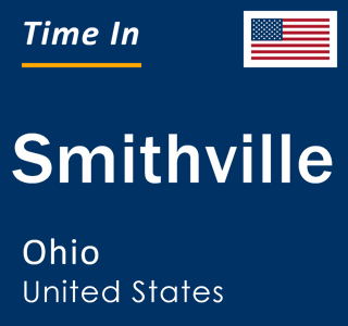 Current local time in Smithville, Ohio, United States