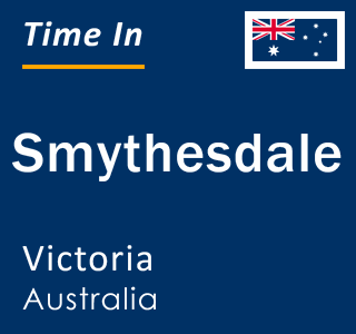 Current local time in Smythesdale, Victoria, Australia