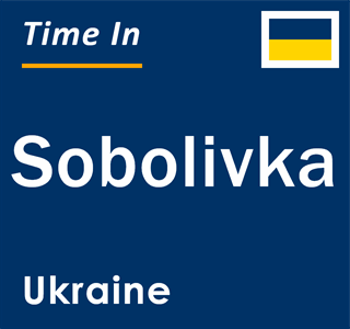 Current local time in Sobolivka, Ukraine