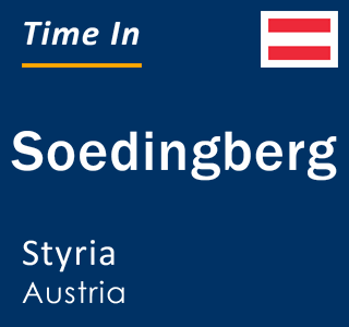 Current local time in Soedingberg, Styria, Austria