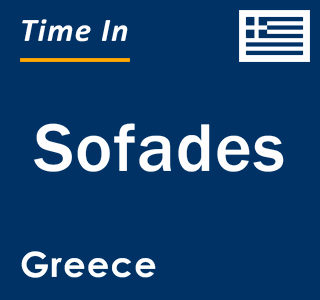 Current local time in Sofades, Greece