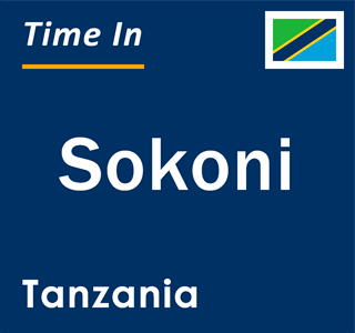 Current local time in Sokoni, Tanzania