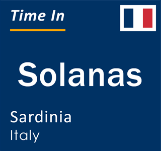 Current local time in Solanas, Sardinia, Italy