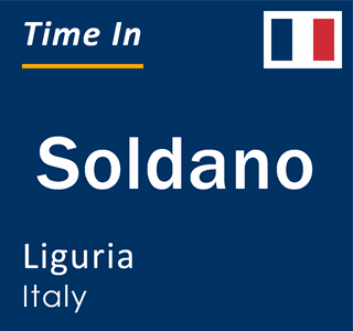 Current local time in Soldano, Liguria, Italy