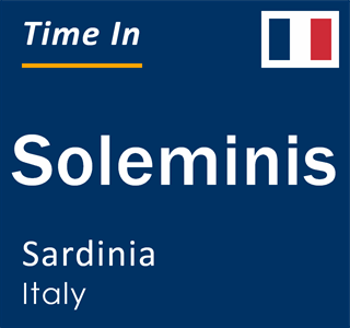 Current local time in Soleminis, Sardinia, Italy