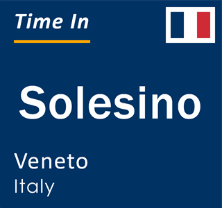 Current local time in Solesino, Veneto, Italy