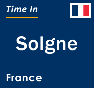 Current local time in Solgne, France