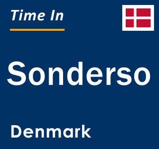 Current local time in Sonderso, Denmark