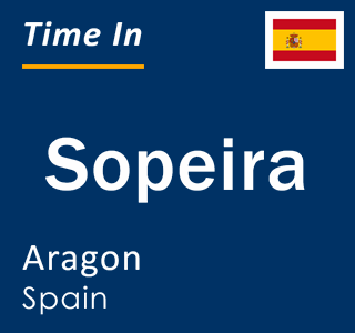 Current local time in Sopeira, Aragon, Spain