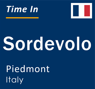 Current local time in Sordevolo, Piedmont, Italy