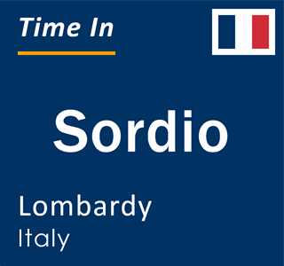 Current local time in Sordio, Lombardy, Italy