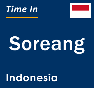 Current local time in Soreang, Indonesia