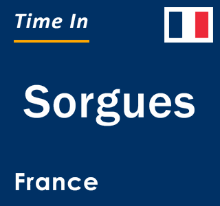 Current local time in Sorgues, France