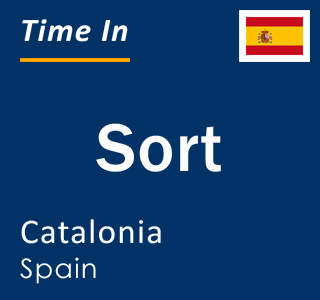 Current local time in Sort, Catalonia, Spain