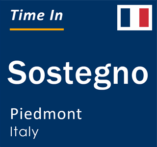 Current local time in Sostegno, Piedmont, Italy