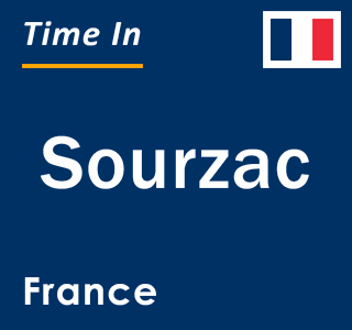 Current local time in Sourzac, France