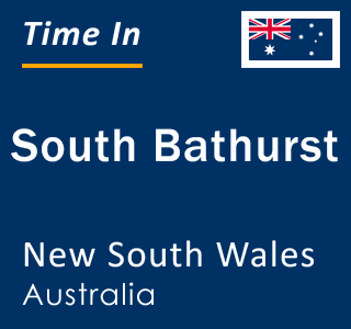 Current local time in South Bathurst, New South Wales, Australia