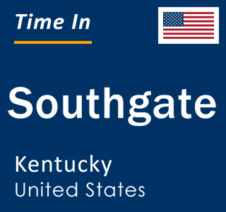 Current local time in Southgate, Kentucky, United States