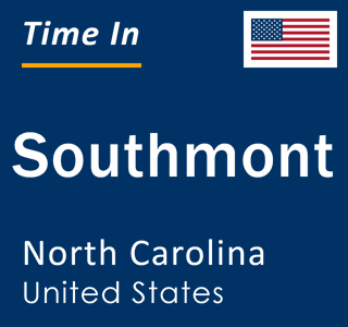 Current local time in Southmont, North Carolina, United States