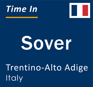 Current local time in Sover, Trentino-Alto Adige, Italy