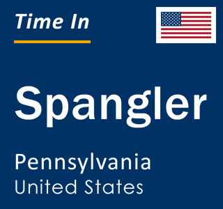 Current local time in Spangler, Pennsylvania, United States