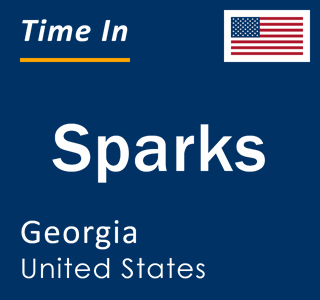 Current local time in Sparks, Georgia, United States